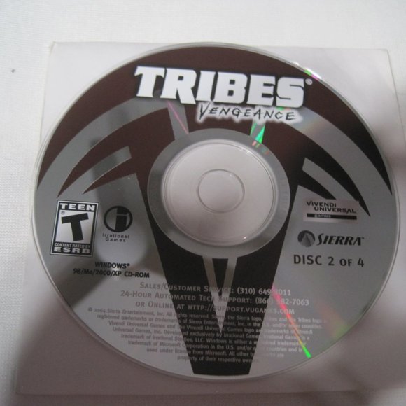 Tribes: Vengeance (PC, 2004) Discs and Game Manual Only (No Box) (Sierra, Teen) - Picture 6 of 11